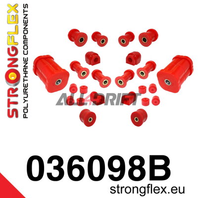 036098B Full suspension polyurethane bush kit - BMW I (75-82) E21