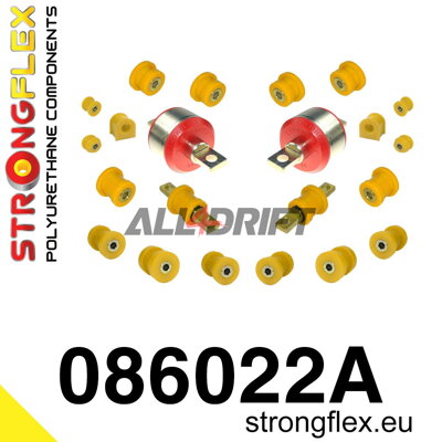 086022A Rear suspension bush kit SPORT Honda Civic / CRX