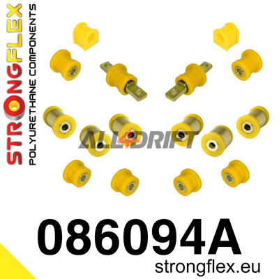 086094A Rear suspension bush kit without trailing arm bush SPORT - Honda VI (95-00) JAPAN EJ / EK / EM1