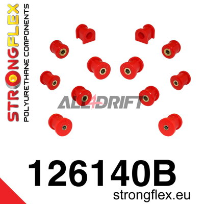 126140B Rear suspension bush kit - Mitsubishi IV / V / VI (96-01)