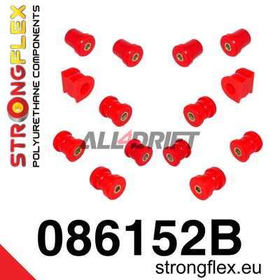 086152B Rear suspension bush kit AP2 - Honda AP2 (04-09)