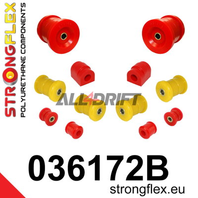 036172B Rear suspension bush kit BMW E32 / E34