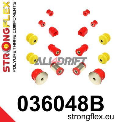 036048B Rear suspension bush kit BMW E46 / Z4