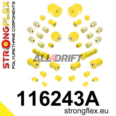 116243A Full suspension bush kit SPORT - Mercedes W210 RWD