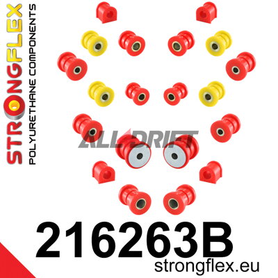 216263B Full suspension bush kit - Toyota T180 (89-93)