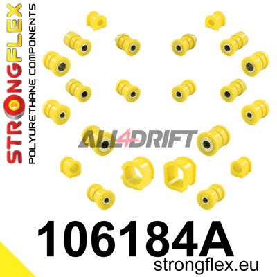 106184A Full suspension bush kit SPORT - Mazda 323F / Lantis / Astina (94-98) BA