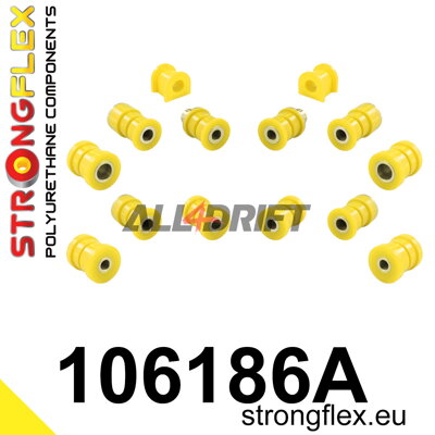 106186A Rear suspension bush kit SPORT - Mazda 323F / Lantis / Astina (94-98) BA