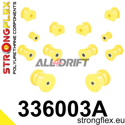 336003A Rear suspension bush kit SPORT - Jeep II (84-01) XJ