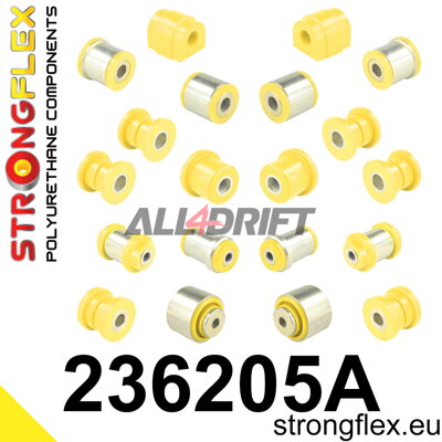 236205A Rear suspension bush kit SPORT Volvo S60 / S80 / V70