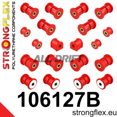 106127B Rear suspension bush kit - Mazda I (89-98) NA