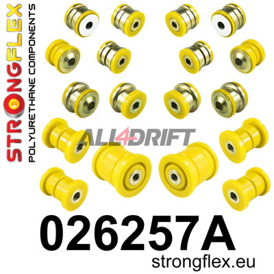 026257A Rear suspension bush kit SPORT Audi / Porsche / VW