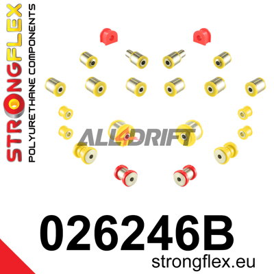 026246B Rear suspension bush kit Audi A8 / S8