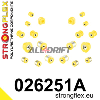 026251A Rear suspension bush kit SPORT Audi