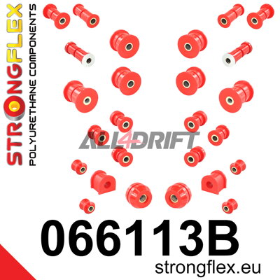 066113B Full suspension bush kit Fiat / Polonez