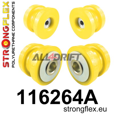 116264A Rear subframe bush kit SPORT - Mercedes C216 RWD