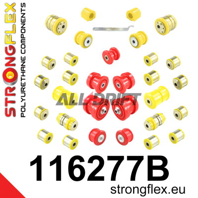 116277B Full suspension polyurethane bush kit - Mercedes GLK (08-15) X204