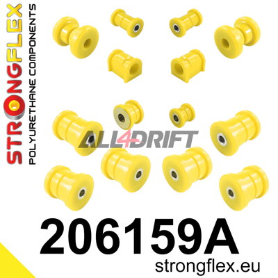 206159A Full suspension polyurethane bush kit SPORT