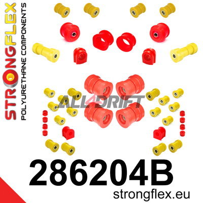 286204B Full suspension bush kit R33 R34 AWD - Nissan R33 (93-98) AWD