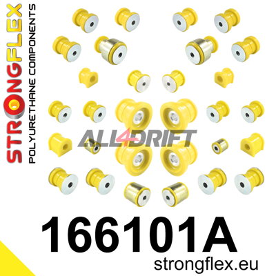 166101A Full suspension polyurethane bush kit SPORT - Maserati GranCabrio (10-19)