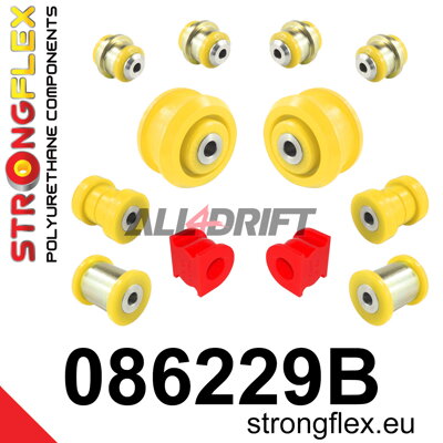 086229B Front suspension bush kit - Acura III (03-08) UA6 / UA7