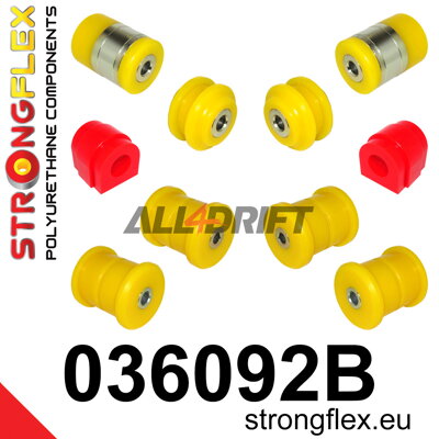 036092B Rear suspension bush kit BMW E6x / E65