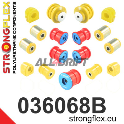 036068B Full suspension polyurethane bush kit BMW