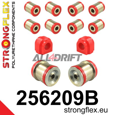 256209B Rear suspension bush kit R53 JCW - Mini Mini R50/R52/R53 (00-06)