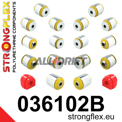036102B Rear suspension bush kit BMW X3 / X4