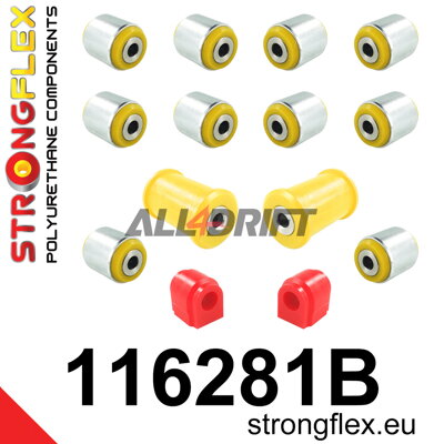 116281B Rear suspension bush kit Infiniti / Mercedes