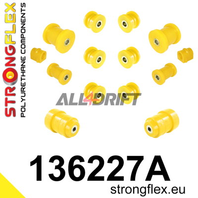 136227A Full suspension polyurethane bush kit SPORT - Opel / Vauxhall G (98-04)