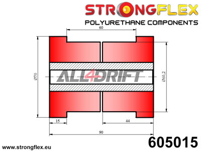 605015 Universal bush 60mm
