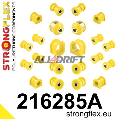 216285A Full suspension bush kit SPORT - Toyota E100 FWD