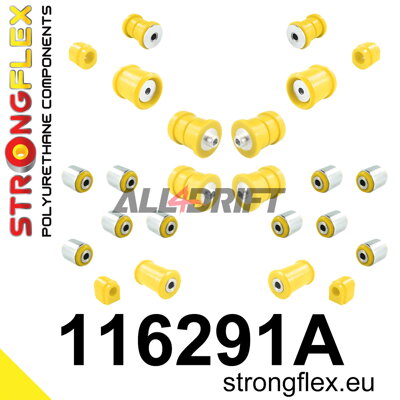 116291A Full suspension polyurethane bush kit SPORT Infiniti / Mercedes