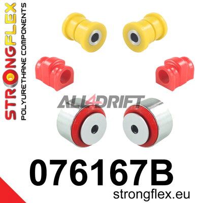 076167B Front suspension bush kit Ford Fiesta / Puma