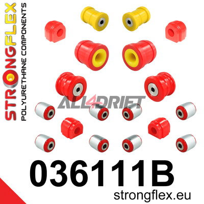 036111B Full suspension polyurethane bush kit BMW / Mini