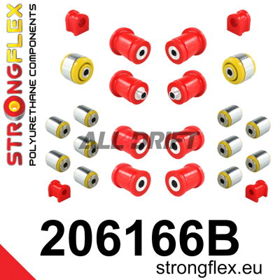206166B Full suspension polyurethane bush kit - Suzuki FWD