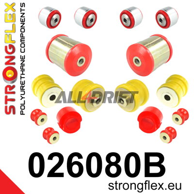 026080B Front suspension bush kit Audi / VW / Škoda