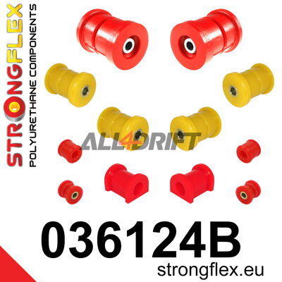 036124B Rear suspension bush kit BMW E23 / E24 / E28