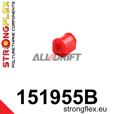 151955B Front anti roll bar bush (height 39mm) - Renault Rapid / Extra / Express (85-02)