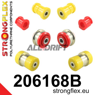 206168B Front suspension and rear subframe bush kit Opel / Suzuki