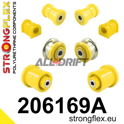 206169A Front suspension and rear subframe bush kit SPORT - Suzuki FZ/NZ (10-17)