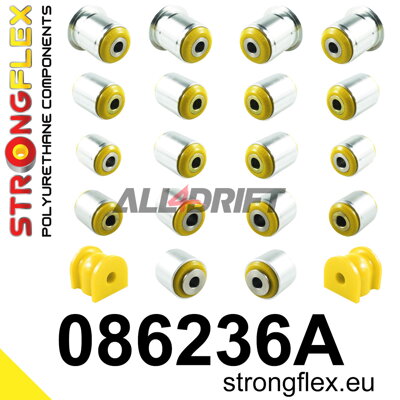 086236A Rear suspension bush kit SPORT - Honda VIII (08-16)