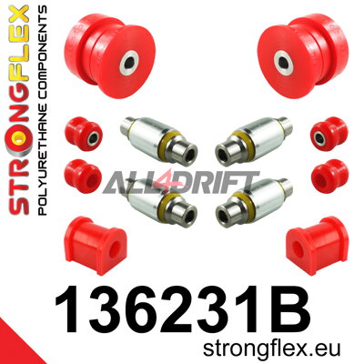 136231B Rear suspension bush kit Opel / Saab