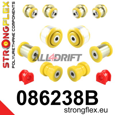 086238B Front suspension bush kit - Honda VIII (08-16)