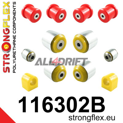 116302B Front suspension bush kit - Mercedes W205 RWD