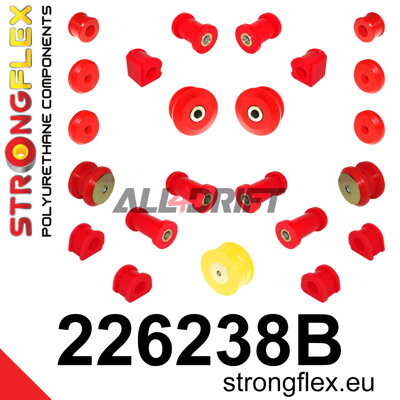 226238B Full suspension bush kit - Volkswagen 19E / 1G Country / Syncro / Rallye / 4x4