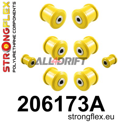 206173A Rear suspension bush kit SPORT - Suzuki Jimny (98-17)