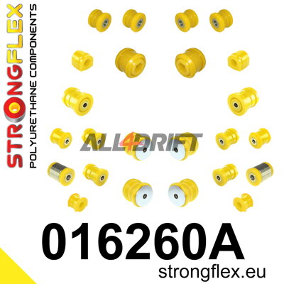 016260A Full suspension polyurethane bush kit SPORT - Alfa Romeo 159 (05-11) type 939