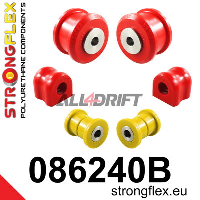 086240B Front suspension bush kit - Honda IX (12-17) FK / FG / FA / FD