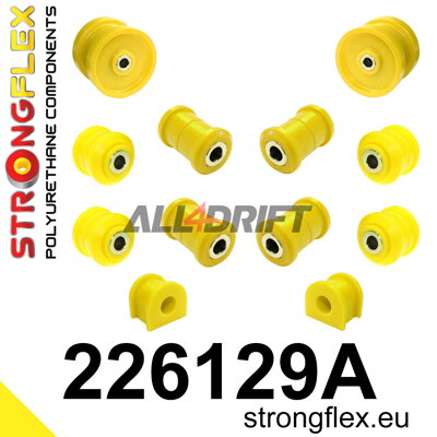 226129A Rear suspension bush kit SPORT Audi / VW / Škoda